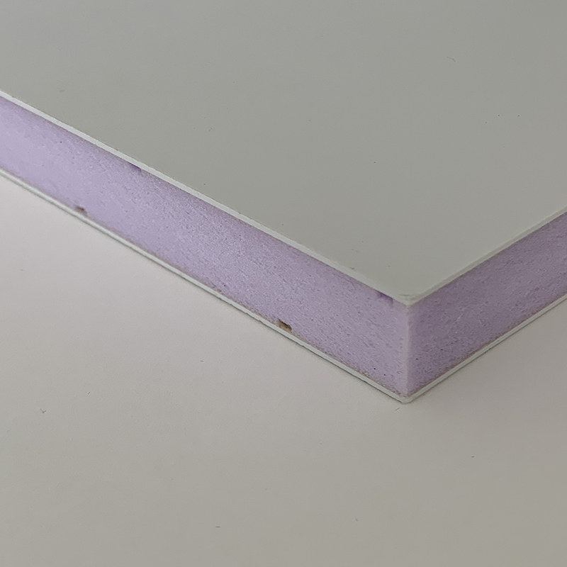 Panneau de remplissage blanc en PVC avec noyau en polystyrène extrudé